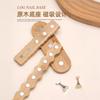 Base de Práctica para Manicura Log Estilo Minimalista Uña de Armadura Pieza de Armadura para Uñas Metálicas Herramienta de Armadura Fabricación