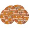 Manteles Individuales de Lino Más Vendidos en Amazon Decoración Redonda de Otoño para Acción de Gracias Venta Directa de Fábrica de Impresión de Lino para Mesa de Cocina