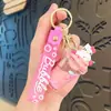 Jalea de Arena Líquida Infundida con Aceite Frijol de Gelatina Sanrio Taza de Té con Leche Llavero Colgante de Bolsa Acrílico Decoración de Llavero Pequeño Regalo