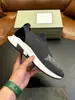 Zapatillas slip-on para hombre con malla fly-knit y paneles de piel de ante, decoración en forma de estrella y suelas gruesas, TF transfronterizo