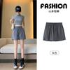 Pantalones Cortos Yamamoto de Seda de Hielo para Mujer, Nuevos Pantalones Casuales de Pierna Ancha de Cintura Alta para Verano 2026, Pantalones Cortos Deportivos de Longitud Media