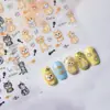 Adesivos Finos e Resistentes para Unhas, Capas Populares para Celular, Artigos de Papelaria, Adesivos Infantis para Unhas, Adesivos Auxiliares para Unhas de Pequeno Guaxinim
