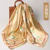 Pañuelo cuadrado pañuelo de seda 38 regalo de vacaciones para mujer primavera mujer estampado 90 pañuelo cuadrado fábrica de seda de Hangzhou al por mayor