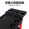 Carro plegable de herramientas para lavado y detallado de autos Wangdu, carretilla de mano multifuncional de tres niveles, estante móvil de plástico de almacenamiento