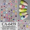 Pegatinas para Uñas de Cristal con Pedrería en Forma de Corazón Color Dopamina al Estilo de Xiaohongshu, Pegatinas para Portalápices Rosas, Estilo Ins