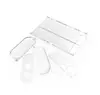 Adequado para Console de Jogo Switch Oled Capa Protetora de Cristal Dividido Modelo Fino Rígido de PC Transparente Venda Direta do Fabricante