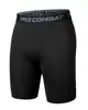 Pantalones Ajustados Deportivos de Punto para Hombre Verano Fitness Baloncesto Compresión Base Cortos Secado Rápido Transpirables Traje de Atletismo