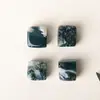 Bloque Crudo de Cristal Natural Forma Geométrica Cubo Piedra Suelta Maceta Acuario Piedra de Paisajismo Piedra para Vino Helado Gránulos Cuadrados