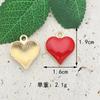 Pó de cebola estéreo Amor DIY Jóias Acessórios Pingente Óleo Gota Liga Chaveiro Brincos Pulseira Pequeno Pingente Pingente