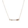 Nuevos Productos Europeos y Americanos, Collar de Flecha de Aleación Retro y Simple, Cadena para Suéter de Mujer al por Mayor, Joyería Transfronteriza