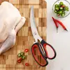 Tijeras para barbacoa hoja curva tijeras de cocina tijeras para barbacoa de acero inoxidable coreano tijeras de cocina juego de tijeras para barbacoa de cocina