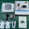 Masajeador de frecuencia intermedia con pantalla a color para el hogar, instrumento digital de electroterapia de meridianos, masaje corporal completo, acupuntura, masaje de pulso de puntos de acupuntura, adhesivo.