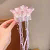 Horquillas Antiguas para Niñas, Accesorios para el Cabello Hanfu para Niñas, Pasadores de Estilo Chino Tradicional con Lazos de Mariposa para Niñas Pequeñas