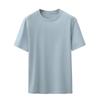 Camiseta Blanca de Algodón Puro Talla Grande 2026 Verano Estilo Dopamina Antiedad, Top Adelgazante, Manga Corta Unisex
