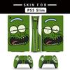 Pegatina para consola de juegos PS5slim, película protectora de color SLIM, pegatina adhesiva para la piel, CD-ROM digital, película de dibujos animados