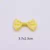 Mini Laço de Tecido Xadrez Laço DIY Acessórios para Roupas Grampo para Cabelo Acessórios de Cabeça Sapatos Meias Chapéu Acessórios para Animais de Estimação