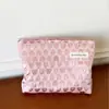 Bolsa de Cosméticos con Forma de Corazón Estéreo Ins para Niñas, Bolsa de Maquillaje Portátil, Bolsa para Labiales, Bolsa de Cosméticos Multifuncional, Venta al por Mayor