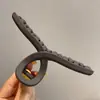 Presilha de garra oversized estilo francês para mulheres, de alta qualidade, adequada para cabelos grossos, grampo de cabelo requintado e versátil, presilha para a parte de trás da cabeça, acessório de cabelo