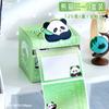 Lindas notas adhesivas desplegables de panda, pegatinas de notas equivocadas de aspecto superior para estudiantes, etiquetas adhesivas de índice de adhesivo completo