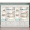 Vitrina de Cosméticos de Lujo Ligero, Moderno y Sencillo para Belleza, Vitrina Personalizada para Uñas Artísticas, Diseño de Vitrina para Cosméticos de Cuidado de la Piel para Madres y Bebés