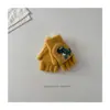 Guantes de Dibujos Animados Lindos para Niños de Medio Dedo Otoño e Invierno A prueba de Frío Guantes Gruesos sin Dedos Guantes para Bebé con Tapa para Escribir