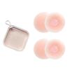 Adesivos de silicone para mamilos anti-amassado adesivos para o peito adesivos respiráveis anti-exposição sutiã invisível de silicone para natação fábrica atacado