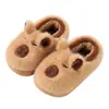 Pantuflas de Algodón para Niños Capibara Otoño Invierno Niños Niñas Calientes Con Felpa Forrada Mediano Grande Niños Bebé Talón Cerrado Zapatos de Algodón