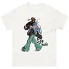 Camiseta de Manga Corta Estampada Transfronteriza Verano Estilo Americano Holgada Cuello Redondo