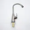 Grifo Giratorio de una Sola Manija para Agua Fría Estilo Europeo Transfronterizo al Por Mayor Cepillado Diosa para Fregadero de Cocina y Baño
