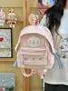 Mochila de Oso de Niña Linda Mochila Pequeña Ligera Casual para Viaje Mochila Escolar para Campus para Estudiantes de Secundaria y Preparatoria Niñas