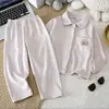 Pijama de Cuadros para Niños de Primavera y Otoño, Conjunto de Dos Piezas Holgado de Manga Larga y Pantalón Largo para Niños y Niñas, Lindo Ropa para Casa