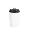 Taza de Café Mini de 12 oz Transfronteriza para Uso en Oficina y Hogar, Taza de Leche con Escala, Taza Compacta y Portátil con Aislamiento al Vacío de Doble Pared