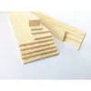 Virutas de pino tiras de madera bloques de madera materiales de montaje para mesa de arena DIY palitos de helado palitos de madera casa modelo consumibles otros