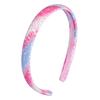 Diadema Arcoíris Degradado Cebolla en Polvo para Niños Diadema Color Caramelo Corazón Diadema con Purpurina Accesorios para la Cabeza
