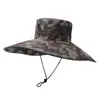 Sombrero de Sol Chal de Ala Ancha de Verano para Hombres, Protección Solar para Exteriores, Sombrero para Montañismo y Pesca, Sombrero de Pescador Coreano Casual Impermeable de Secado Rápido