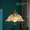 Lanterna Huatian ins Estilo Japonês Lustre de Vidro de Cabeça Única Nórdica Decoração Simples Vintage Bar Entrada Restaurante Lâmpadas