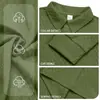 Camisa polo nueva de jacquard texturizado de color liso para hombre, europea y americana, con botones de Amazon, de manga larga y corte holgado
