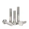 En Stock Pernos de Acero Inoxidable 304 de Cabeza Hexagonal Exterior con Rosca Gruesa M6~M36 Pernos Extendidos de Cabeza Hexagonal Exterior con Rosca Parcial