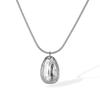 Collar de Moda Personalizado Europeo y Americano de Venta Caliente Diseño Nicho Vintage Acero Inoxidable Geométrico Simple Versátil Cadena Clavícula para Mujer
