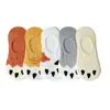 Calcetines de Garra de Gato de Dibujos Animados Estilo Coreano Calcetines Invisibles de Boca Baja Calcetines Cortos Nuevos de Primavera y Verano Calcetines Invisibles con Talón Dispensador Calcetines Tipo Barco para Mujer