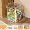 Caixa Organizadora de Brinquedos com Rodas, Caixa Organizadora para Sala de Estar e Quarto, Caixa de Armazenamento de Grande Capacidade para Lanches e Itens Diversos de Guarda-Roupa