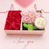 Festival Qixi Regalo de San Valentín Peluche Tener Dinero para Gastar Llavero de Rosa 520 Monedas de Oro Colgante Tienda de Oro Controlador de Tráfico Recuerdo