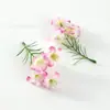 Cabeças de Flores Misturadas Casamento DIY Flores Artificiais Falsas Feitas à Mão Decoração Flor de Cinco Pétalas Colorida Acessórios para Arranjo de Parede de Flores Materiais de Flores
