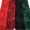 Bordado plano novo outono e inverno vestido cheongsam tecido bordado aplique de mancha bordado tecido bordado