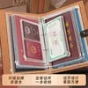 Tarjetero y organizador de documentos de cuero engrosado, perfecto para guardar certificados de nacimiento de bebé, registros familiares y varios certificados.; multifuncional y con capacidad extragrande