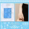 Novos Adesivos de Tatuagem Branca de Gama Completa Transfronteiriços, Versáteis Adesivos Faciais Personalizados de Renda, Adesivos de Braço, Adesivos de Clavícula, Adesivos Atacado