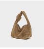 Bolso Cubo de Mujer de Venta Caliente Transfronterizo Totalmente Incrustado con Diamantes de Imitación de Grado A, Bolso de Noche, Bolso de Cadena, Bolso de Mano, Bolso de Hombro con Nudo Retorcido