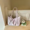 Bolso Tote de Hombro Personalizado con Cremallera Estilo Coreano Holgado Gran Capacidad Nuevo Verano 2026 Casual Colgante Lunares para Mujer