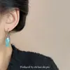 Brincos Azuis de Peixe de Designer Únicos para Mulheres, Luxo Leve, Estilo de Alta Qualidade, Ear Cuffs Versáteis, Brincos Frescos e Estilo Floresta