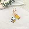Festival del Bote del Dragón Marea Nacional Llavero Metálico de Zongzi Llavero Lindo de Panda Colgante de Bolsa de Bendición Festiva Joyería Pequeña